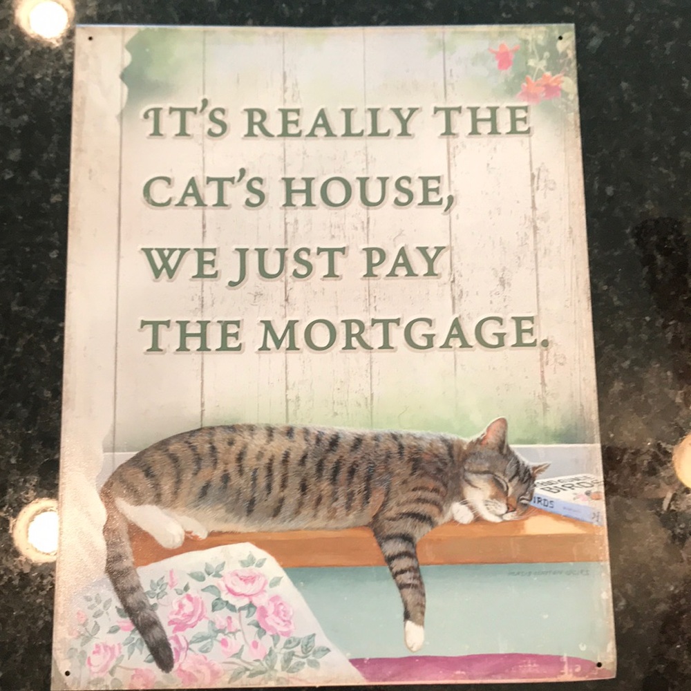 12.5” x 16” metal car sign